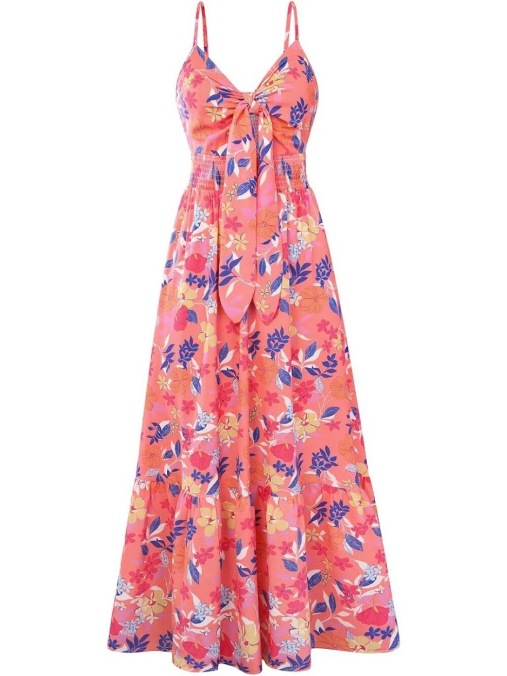 Floral Maxi Beach Dress for Women | Summer Boho Style, Casual & Elegant Look